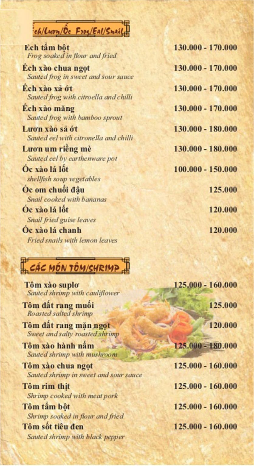 Bảng giá 