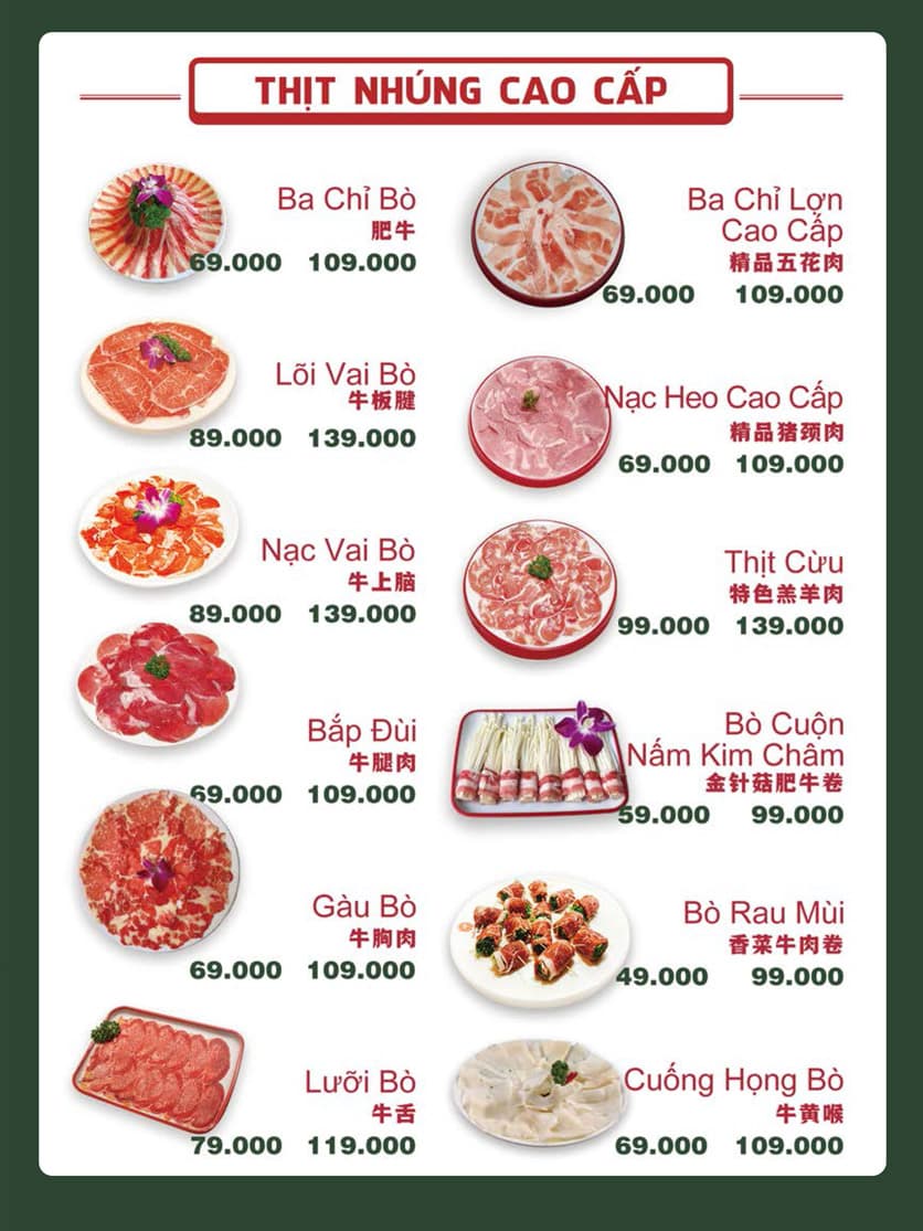Bảng giá 