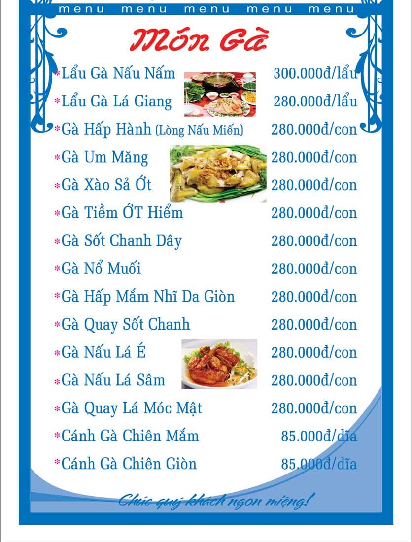 Bảng giá 