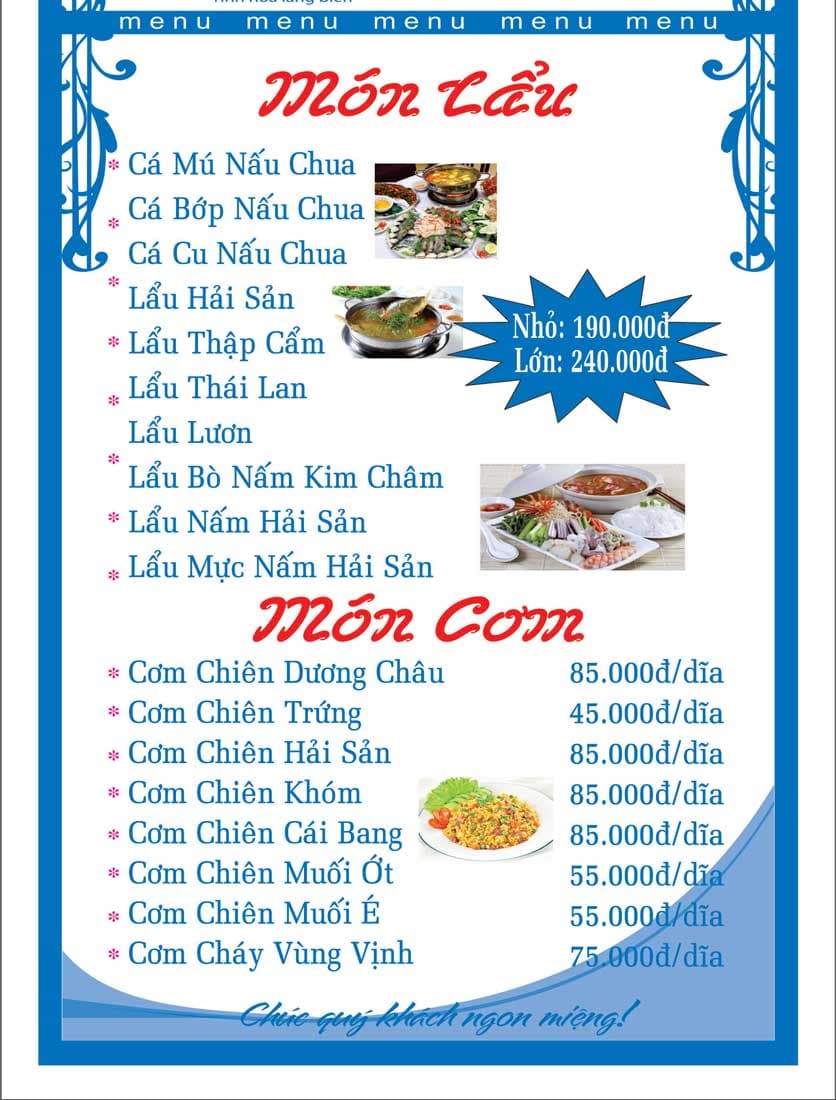 Bảng giá 