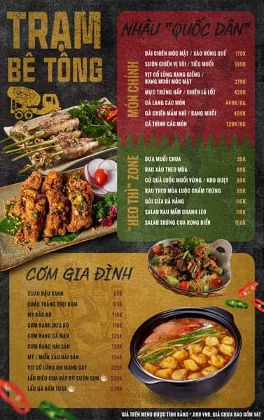 Bảng giá 