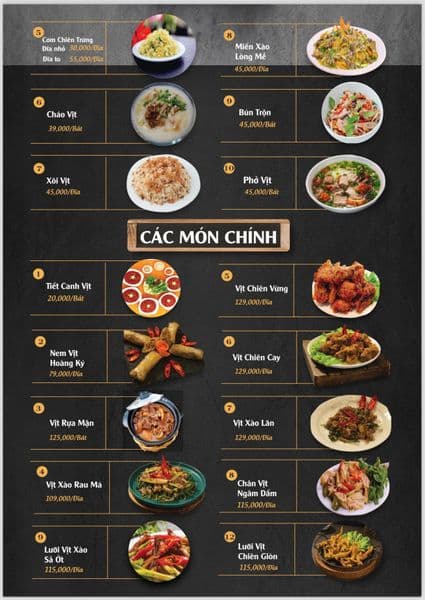Bảng giá 