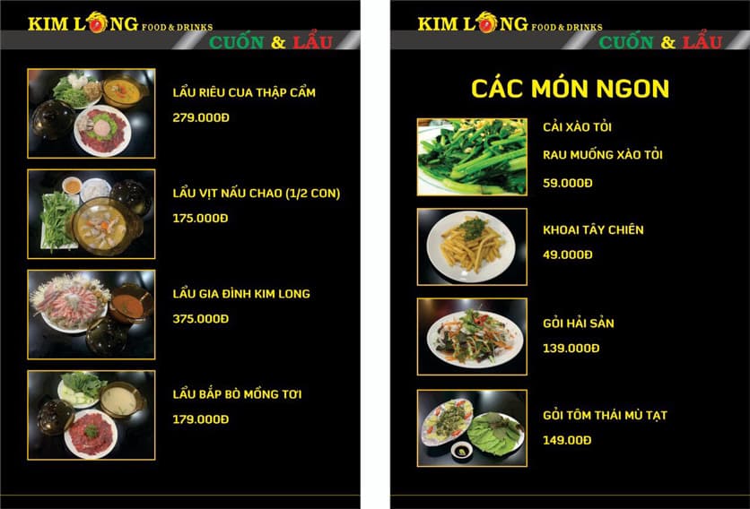 Bảng giá 