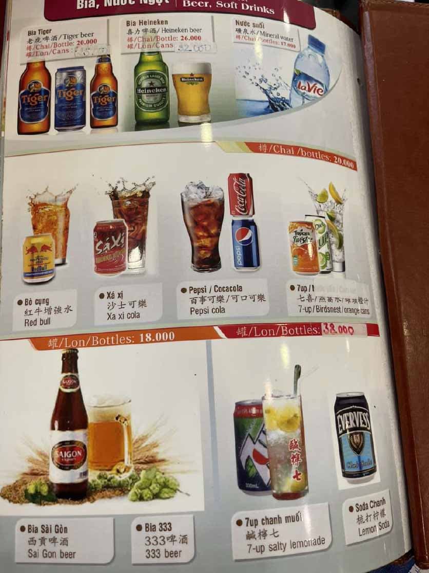 Bảng giá 